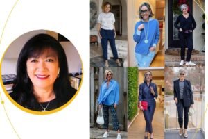 Dicas de Looks em Azul para Mulheres Maduras