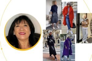 Moda _ Looks com tênis de várias cores para Mulheres Maduras