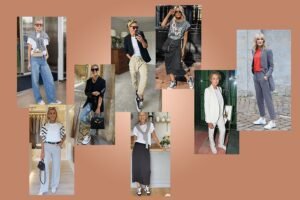 Looks estilosos com tênis e camiseta para Mulheres Maduras
