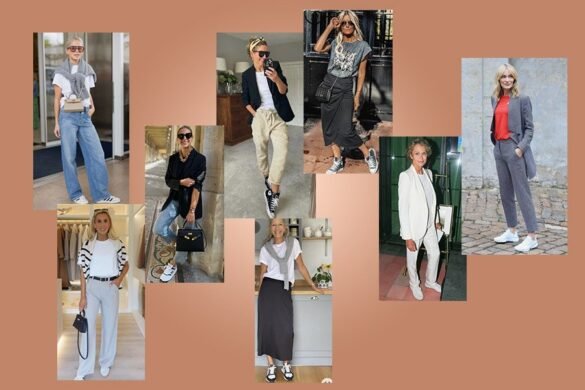 Looks estilosos com tênis e camiseta para Mulheres Maduras