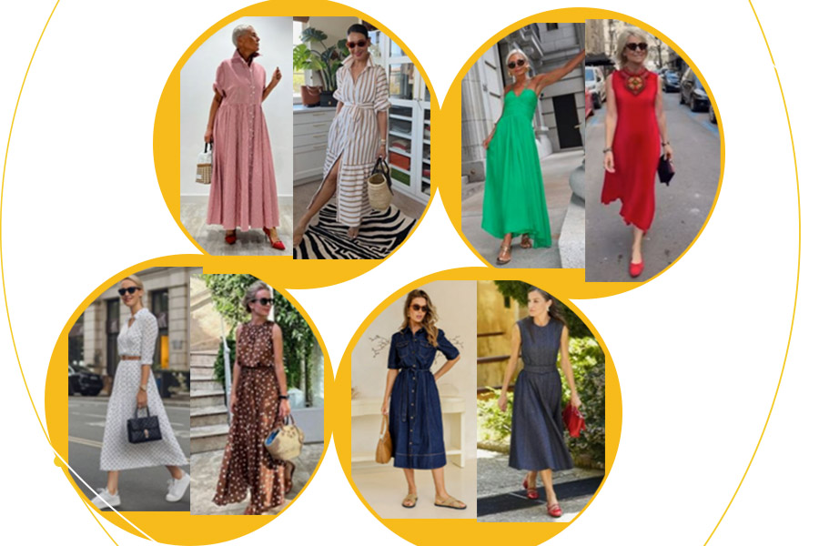 Dicas de Looks com Vestidos Midi