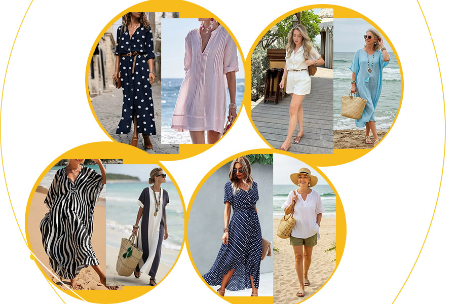 Moda Praia para Mulheres 50mais - fora da Praia