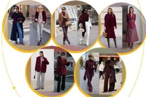 Moda - Looks em Vinho Cabernet para Mulheres Maduras