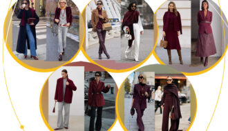 Moda - Looks em Vinho Cabernet para Mulheres Maduras